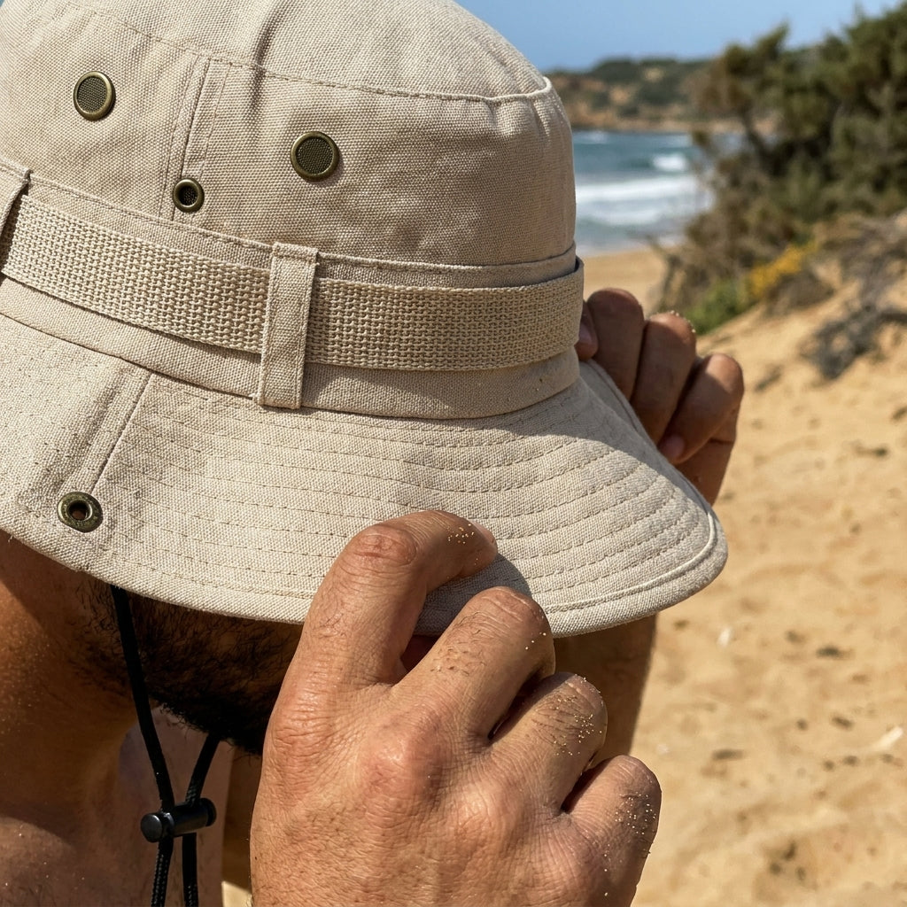Chapeau de protection UV BEIGE