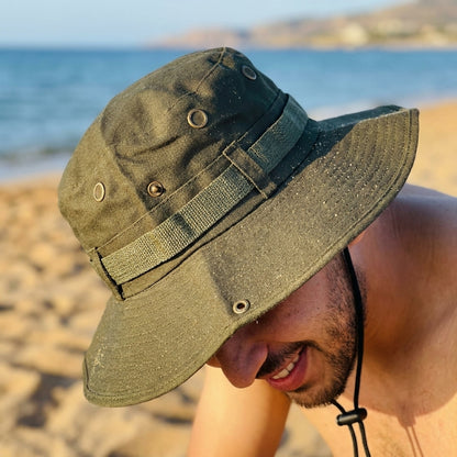 Chapeau de protection UV BLEU