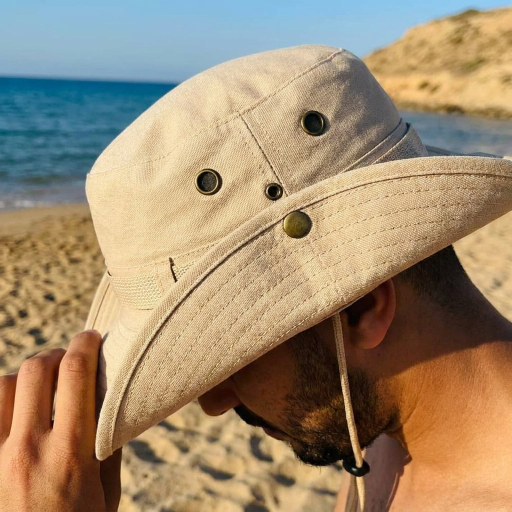 Chapeau de protection UV BEIGE
