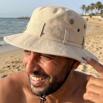 Chapeau de protection UV BLEU