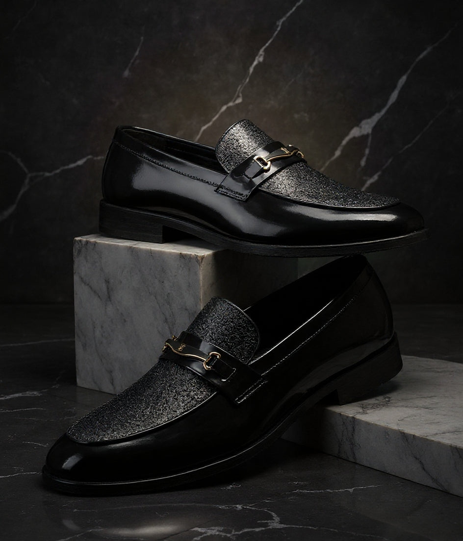 Mocassin luxe en cuir pour homme