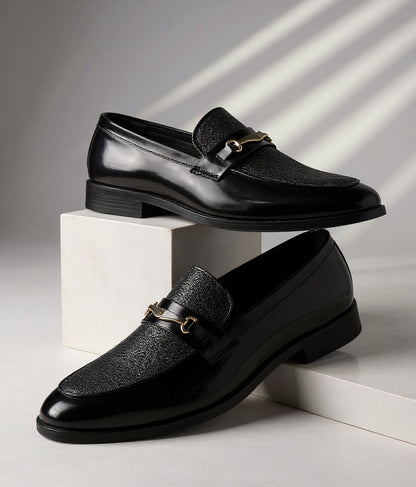 Mocassin luxe en cuir pour homme