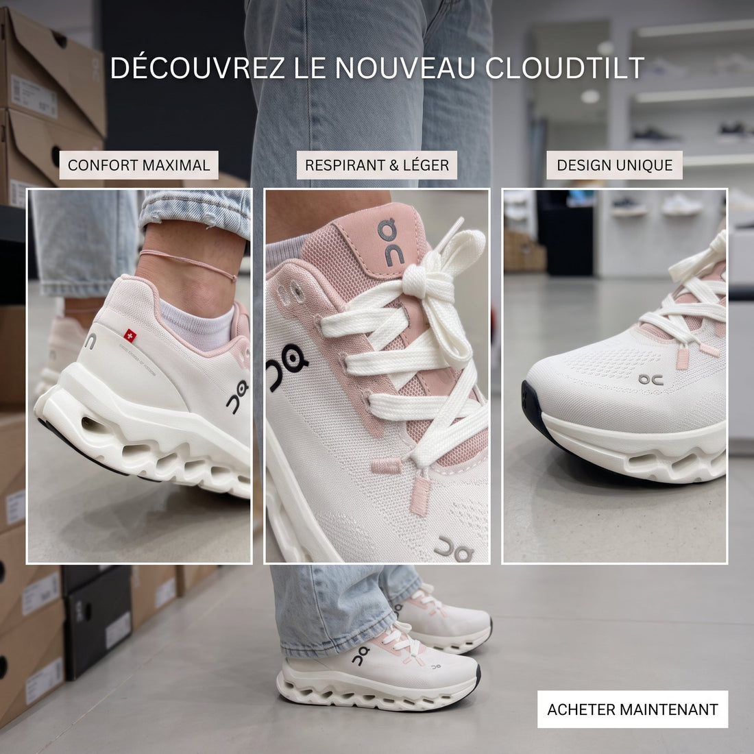 OnCloudtilt Pink PROMO POINTURE 36