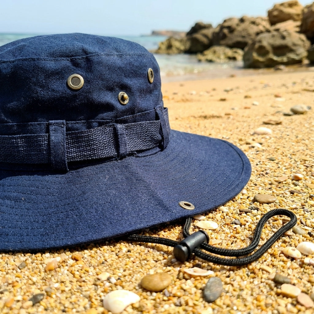 Chapeau de protection UV BLEU