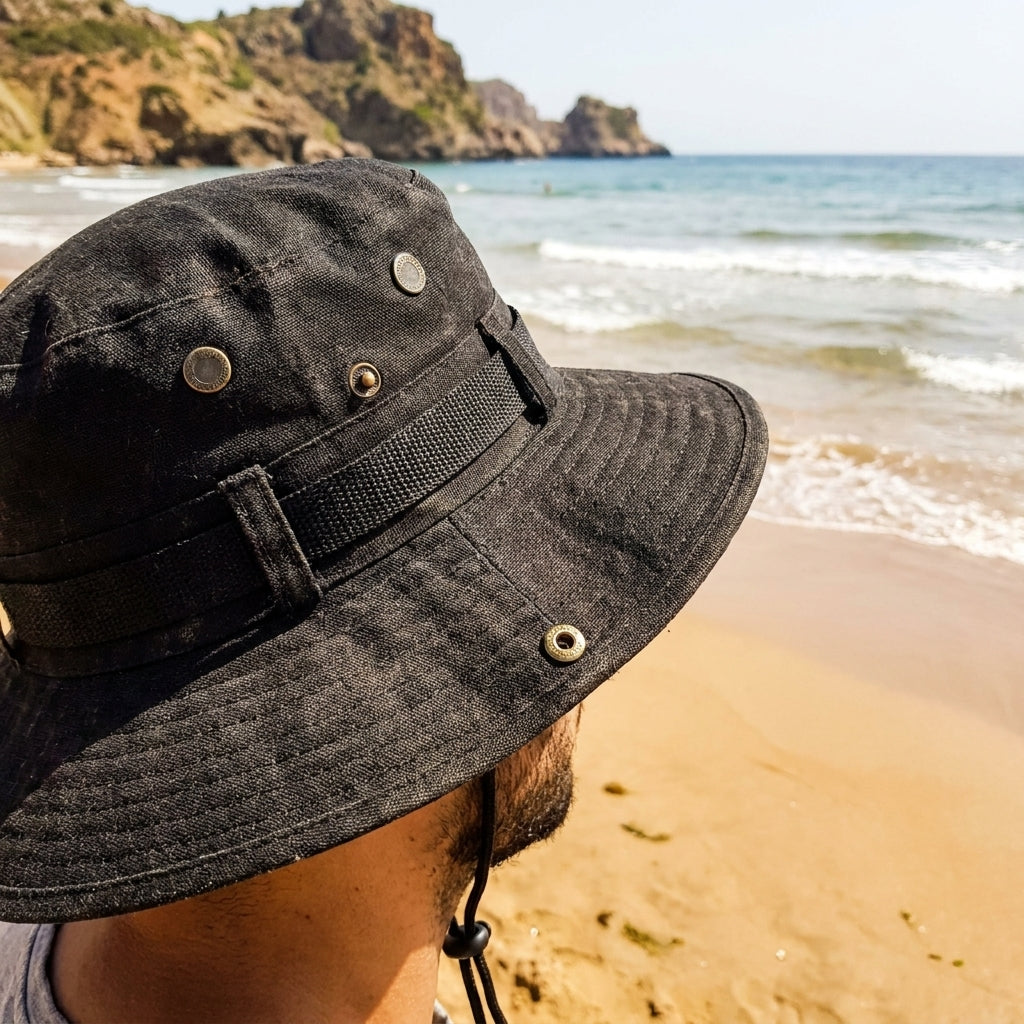 Chapeau de protection UV NOIR