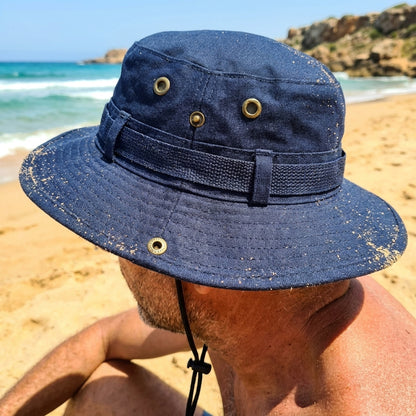 Chapeau de protection UV BLEU