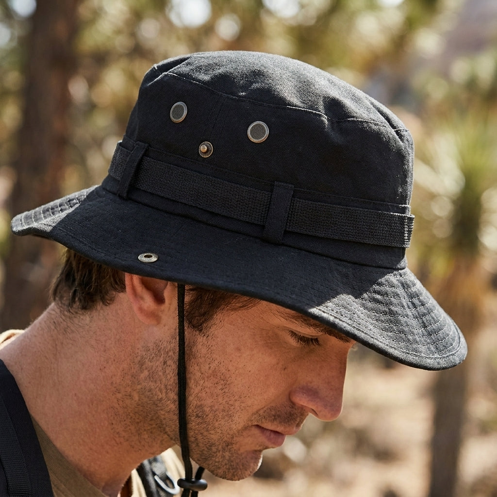 Chapeau de protection UV NOIR