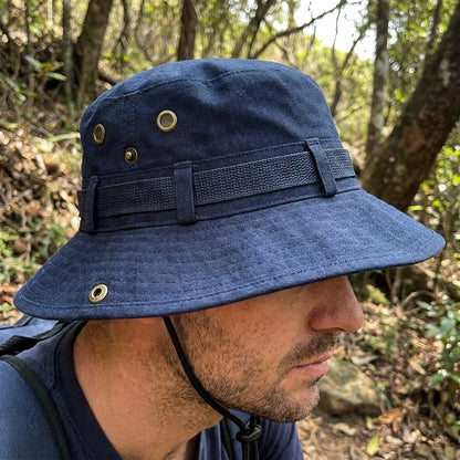 Chapeau de protection UV BLEU