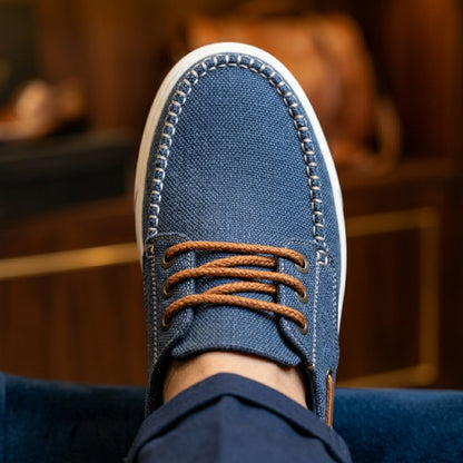 Mocassin Canvas Pour Homme