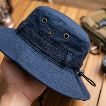 Chapeau de protection UV BLEU