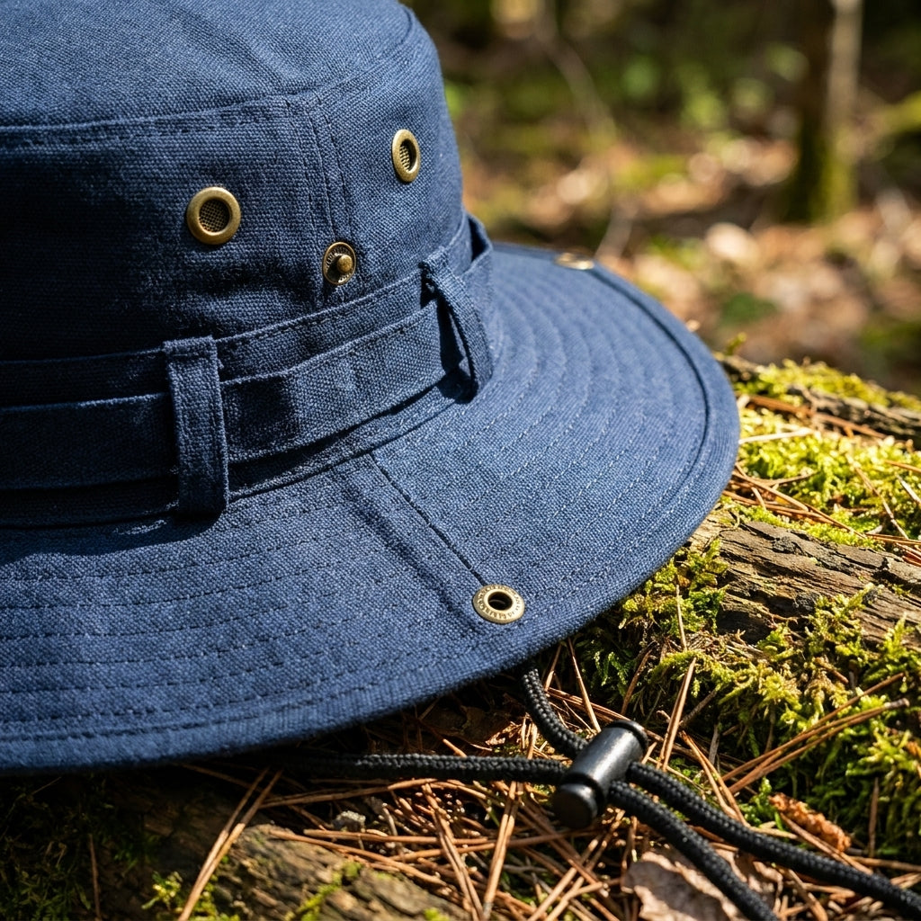 Chapeau de protection UV BLEU