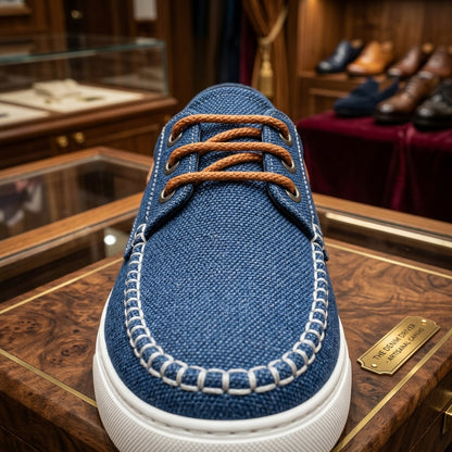 Mocassin Canvas Pour Homme