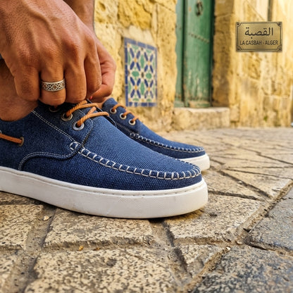 Mocassin Canvas Pour Homme