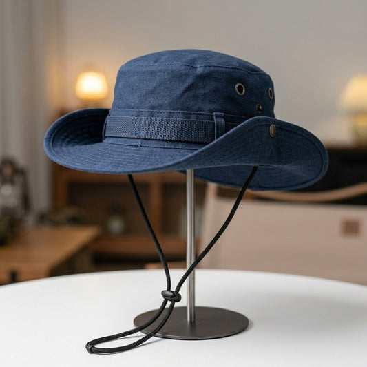 Chapeau de protection UV BLEU