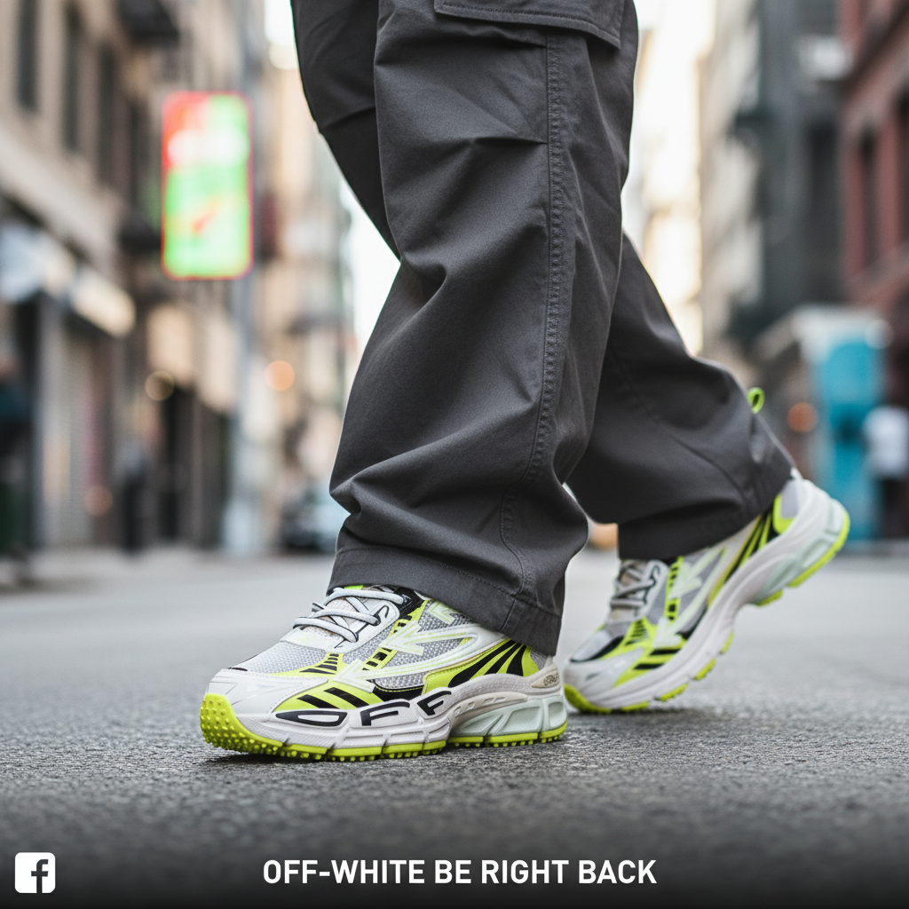 OFF-WHITE SNEAKERS Green edition