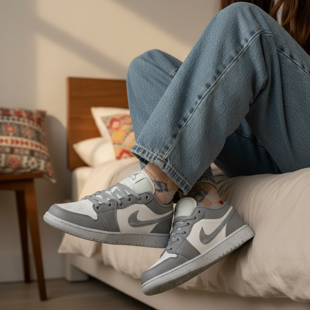Jordan 1 Low SE Light Steel Grey