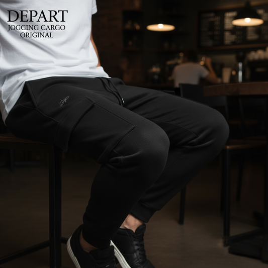 DEPART JOGGING CARGO NOIR ORIGINAL