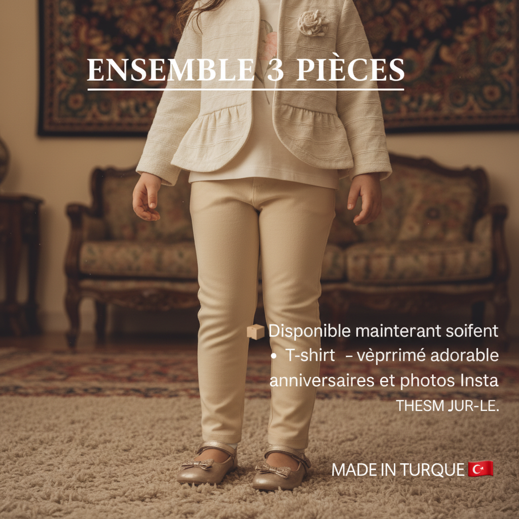 ENSEMBLE 3PIECES FILLE 0104786-007