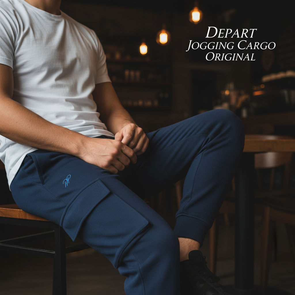 DEPART JOGGING CARGO NAVY ORIGINAL