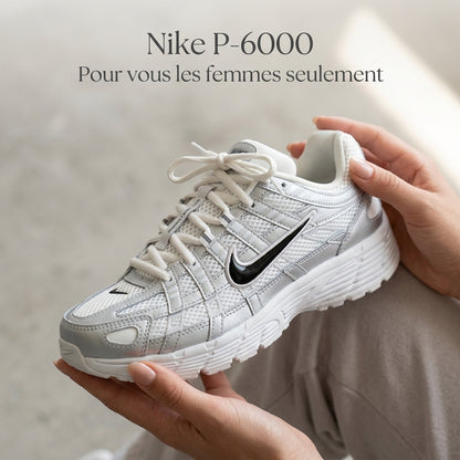 Nike P-6000 WHITE&BLACK ( FEMME)