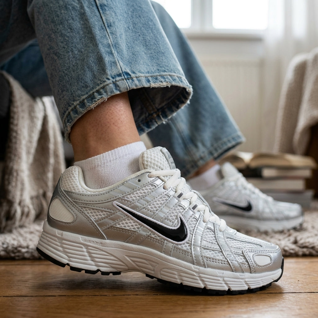 Nike P-6000 WHITE&BLACK ( FEMME)