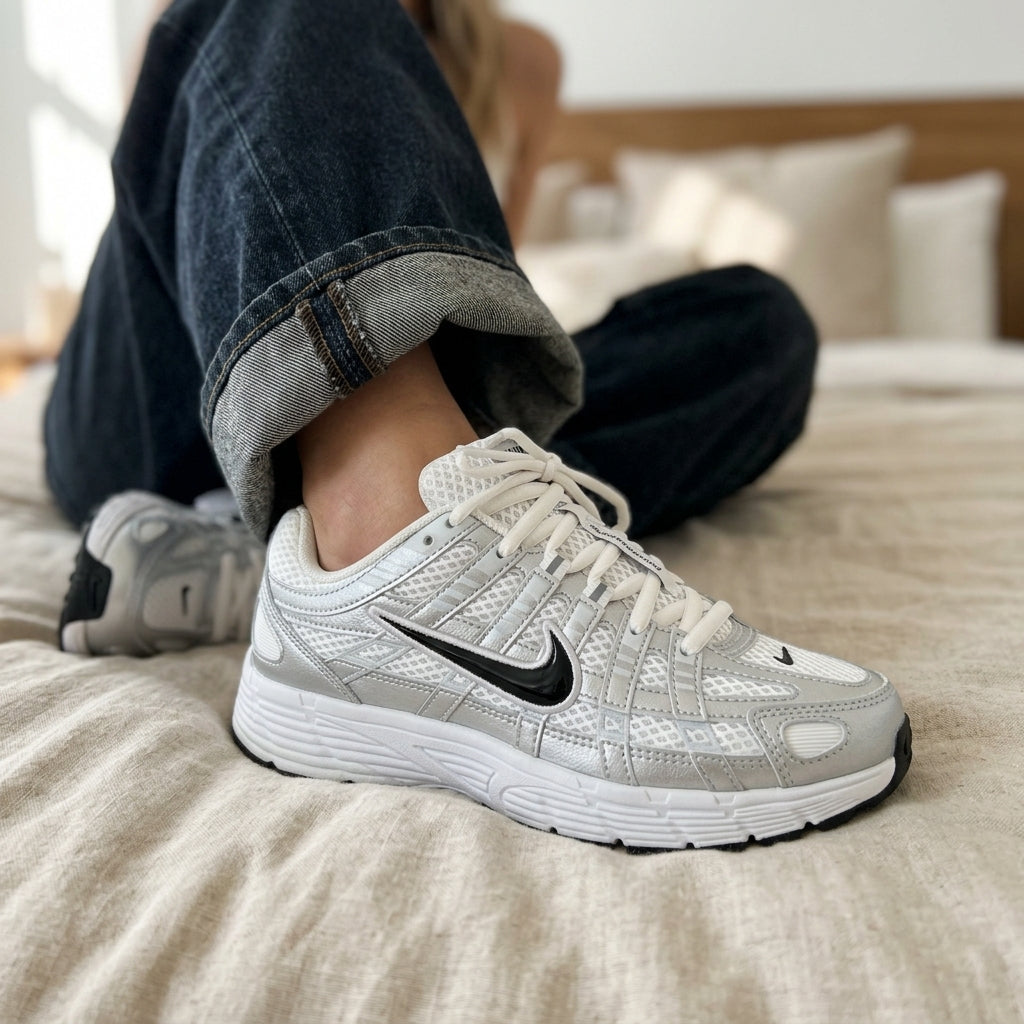 Nike P-6000 WHITE&BLACK ( FEMME)