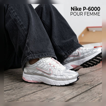 Nike P-6000 WHITE&BLACK ( FEMME)