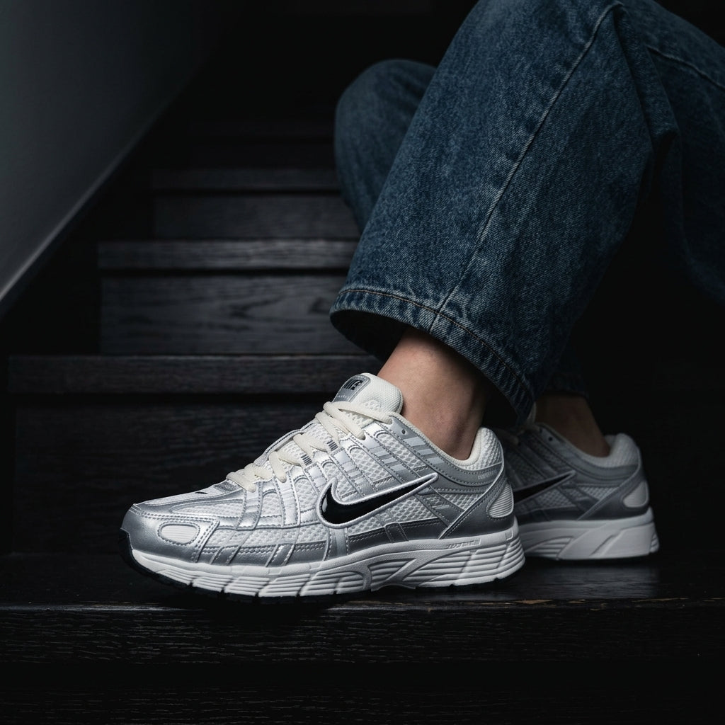 Nike P-6000 WHITE&BLACK ( FEMME)