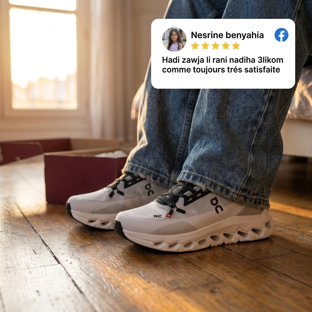 Oncloudtilt  Black/Ivory (Pour Femme)