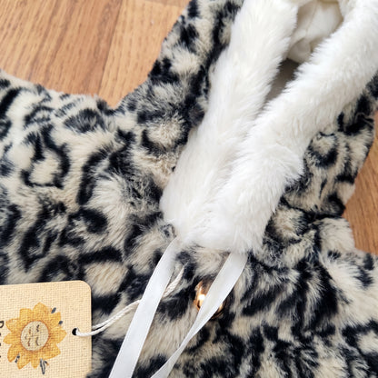 Poncho bébé teddy | Léopard