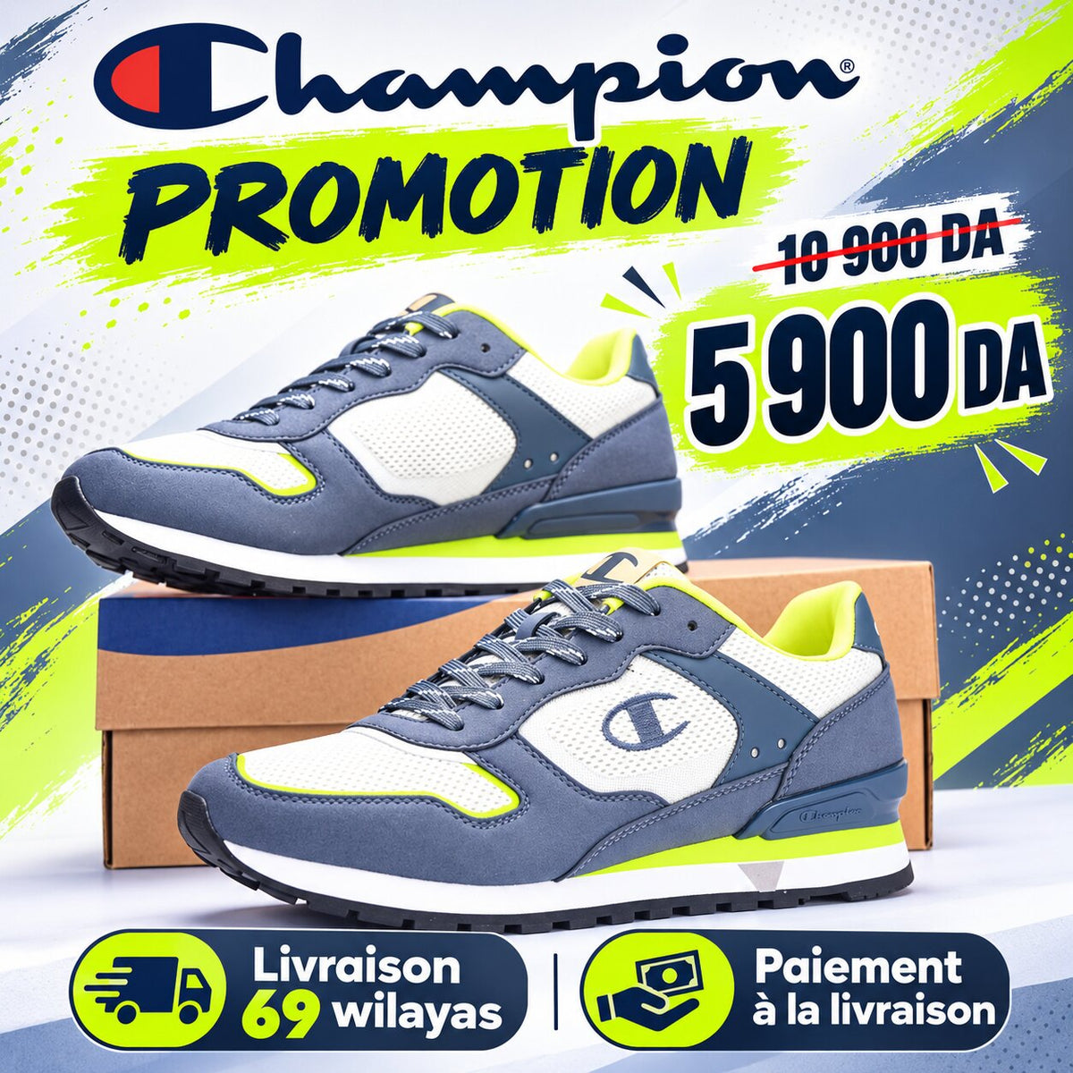RUN 85 TRAIL GREY/LT.GREY CHAMPION